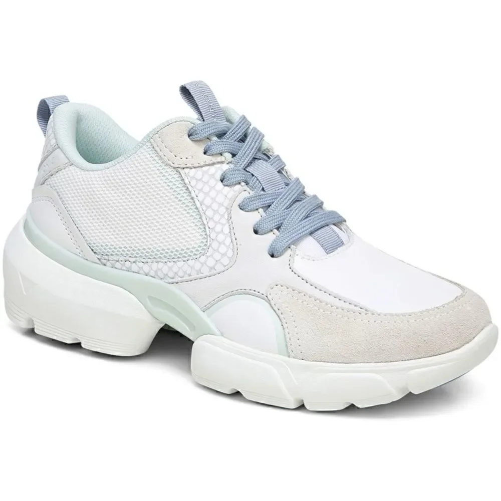 VIONIC - WOMENS VASHER ARIS SUEDE LIZARD LACE UP LEISURE SHOES | 9.5